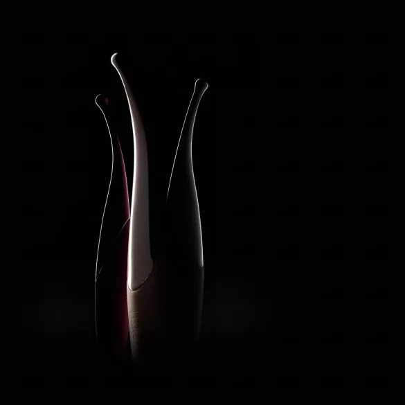 Senzi - vodootporni klitoralni vibrator na baterije (crveni)