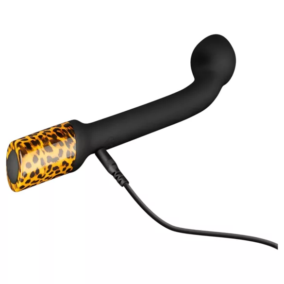 Panthra Nila - vodootporni G-tačka vibrator (leopard-crni)