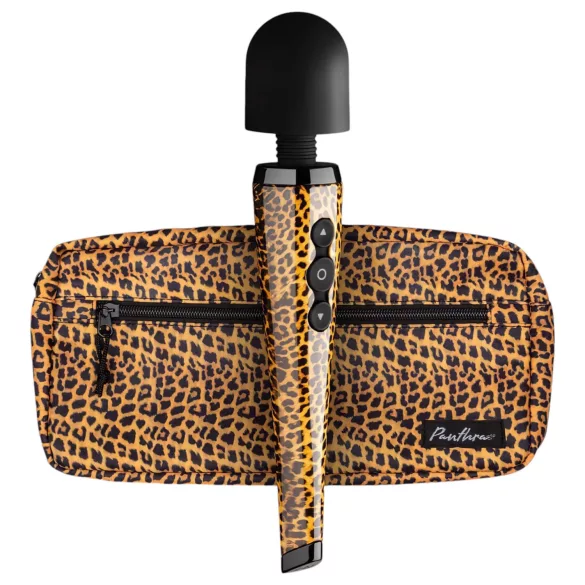 Panthra Shaka Wand - punjivi masažer vibrator (leopard-crni)