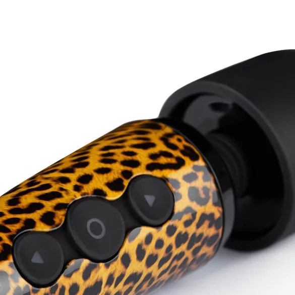 Panthra Shaka Wand - punjivi masažer vibrator (leopard-crni)
