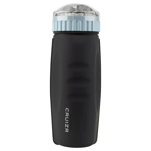 CRUIZR CM05 - punjivi dvojni stimulator (crno-plavi)