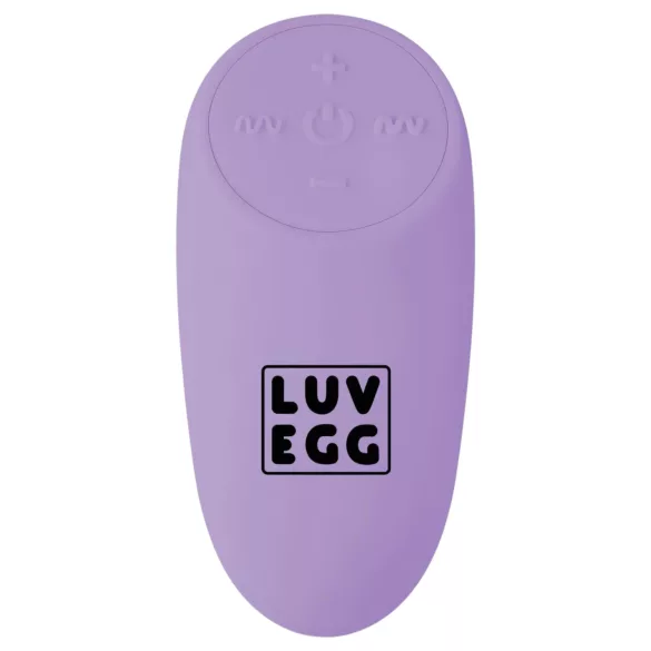 LUV EGG XL - носиво бежично радио вибрирајуће јаје са батеријом (љубичасто)