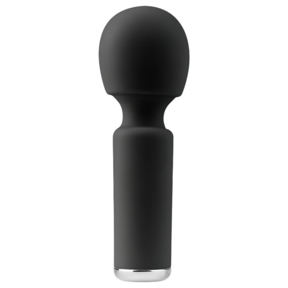 Easytoys Wonder Wand - punjivi mini masažer vibrator (crni)