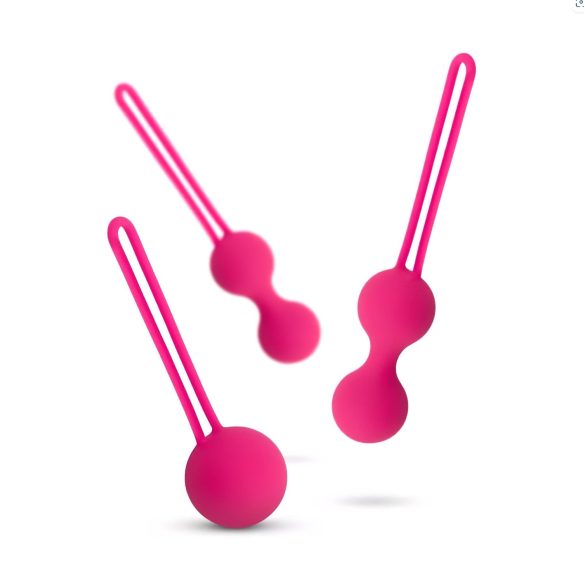 Easytoys LoveBalls - set kuglica za Kegel vežbe - 3 dela (roze)
