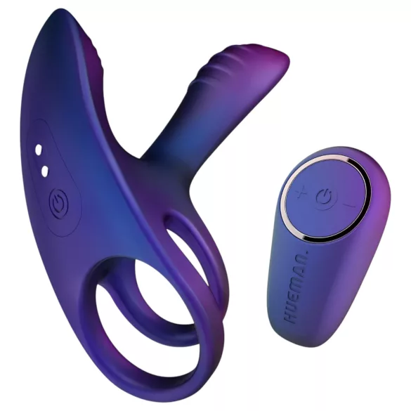 Hueman Infinity Ignite - Vibracioni Prsten za Penis i Testise (ljubičasta)