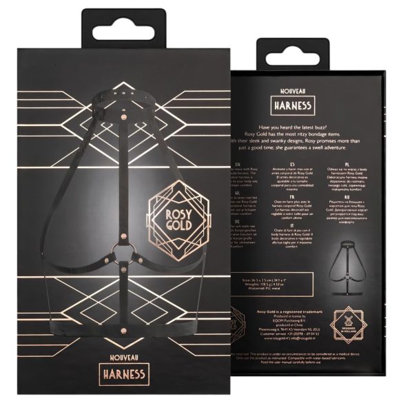 Rosy Gold - telo kaiš (crno-roze zlato)