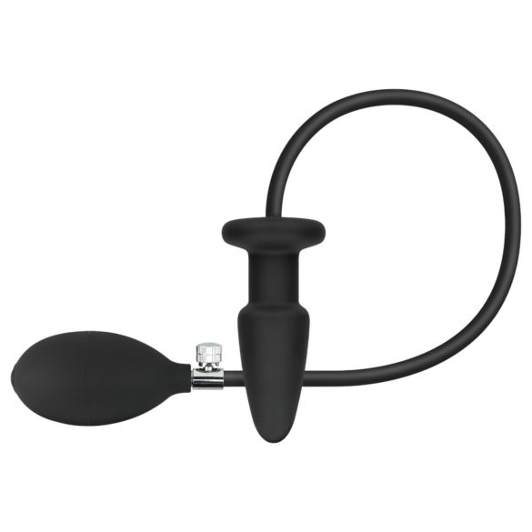 EasyToys - pumpajući analni plug (crni)