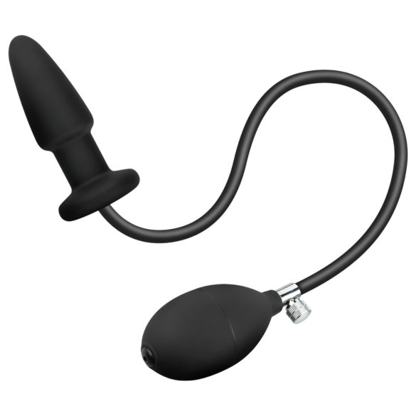 EasyToys - pumpajući analni plug (crni)