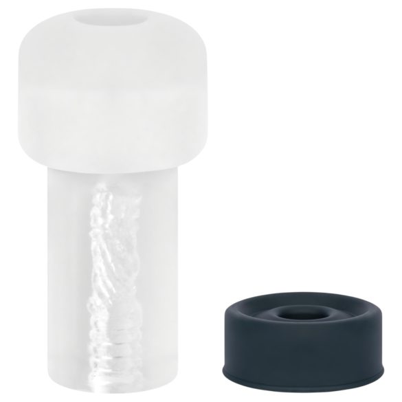 Boners - automatska pumpica za penis (prozirno-crna)