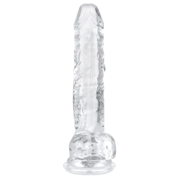EasyToys - dildo sa testisima - 17cm (providan)