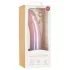EasyToys Sirena - sjajni dildo - 19 cm (roze)