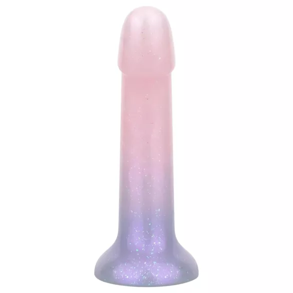 EasyToys Sirena - sjajni dildo - 19 cm (roze)