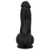 Easytoys - Realistični dildo sa testisima - 12 cm (crni)
