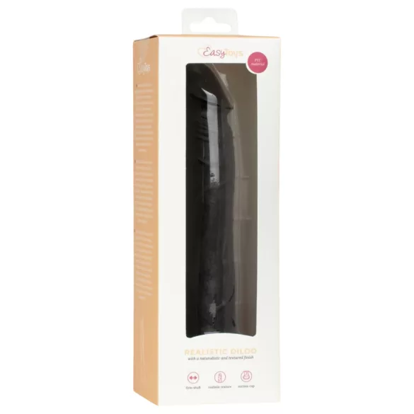 EasyToys - реалистични дилдо - 17,5 cm (црни)