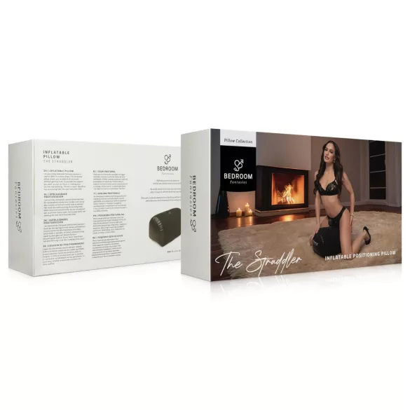 Spavaće Fantazije - na duvanje seksi jastuk sa držačem za vibrator (crna)