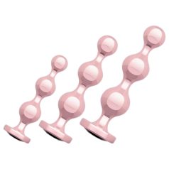 Rosy Gold - anal set dildoa (ružičasto zlato)