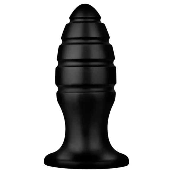 BUTTR Aftershock - gigantski analni čep (crni) - 23 cm