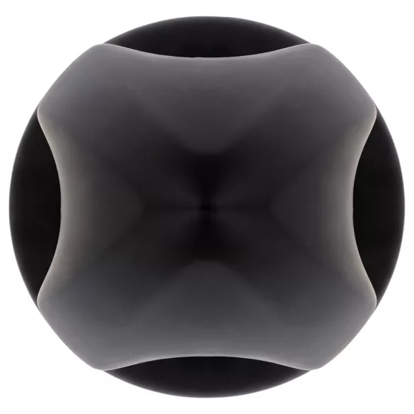 BUTTR Huge Explosive II - džinovski analni čep (crni) - 29 cm