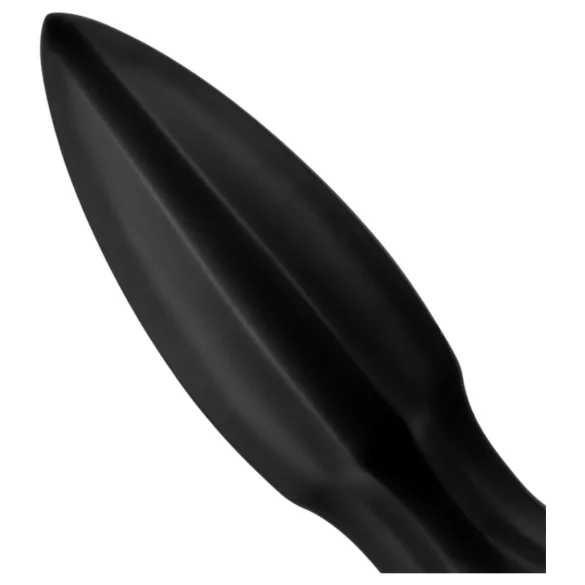 BUTTR Huge Explosive II - džinovski analni čep (crni) - 29 cm