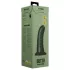 BUTTR Double Ribbed - veliki rebrasti analni čep (crni) - 26 cm