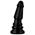 BUTTR Tactical II - gigantski analni čep (crni) - 26 cm