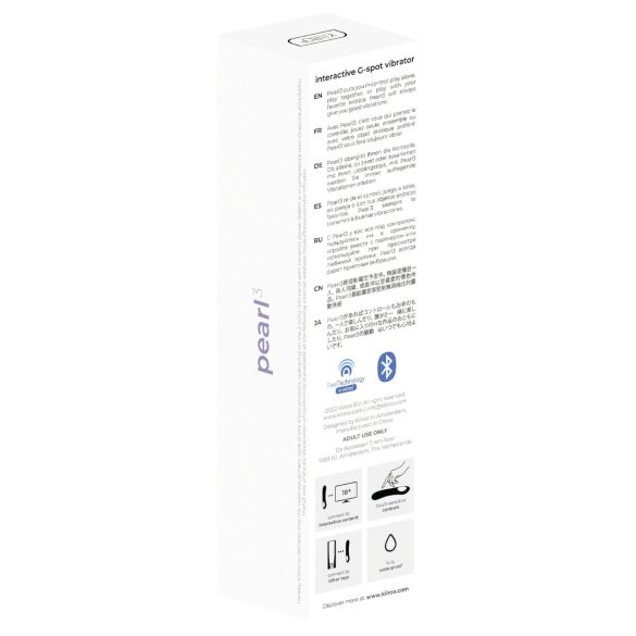 Kiiroo Pearl 3 - interaktivni G-tačka vibrator (ljubičasti)