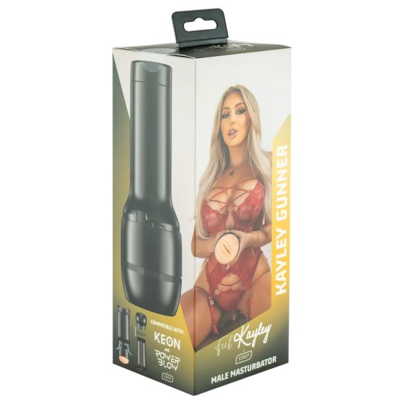 Kiiroo Kayley Gunner - realistična vagina - kompatibilna sa PowerBlow (naturalna)