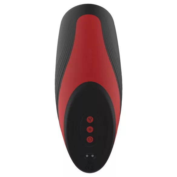 Dreamtoys Essentials - masturbator sa sisaljkom i vibracijom (crni)