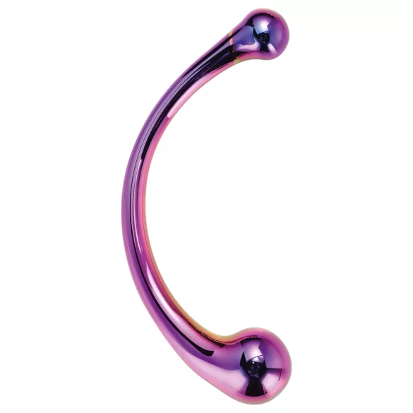 Dreamtoys - stakleni dildo za masažu (ljubičasti)