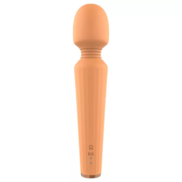 Glam - punjivi masažer vibrator (narandžasti)