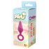 Flirts Pull Plug - mali analni čep (roze)