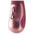 Dinky Jimmy K. Duo - punjivi vibrator sa klitoralnim nastavkom (crveni)