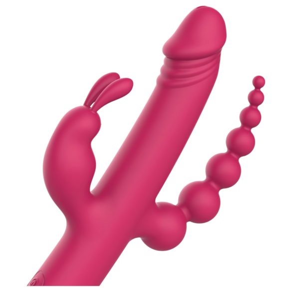 Dreamtoys Anywhere Pleasure Vibe - punjivi 4-u-1 vibrator (ružičasti)