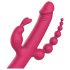 Dreamtoys Anywhere Pleasure Vibe - punjivi 4-u-1 vibrator (ružičasti)