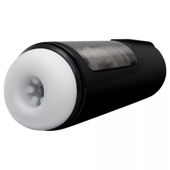 Dreamtoys Blowtech - вибрирајући, покретни мастурбатор (црни)