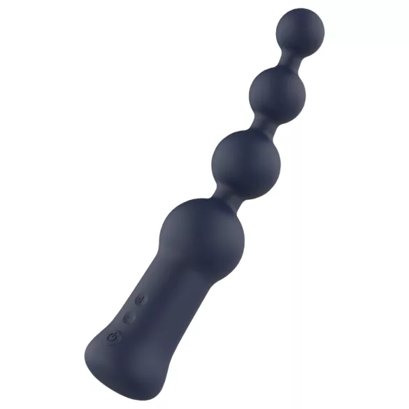 Startroopers Hubble - akumulatorski analni vibrator sa perlicama (plavi)