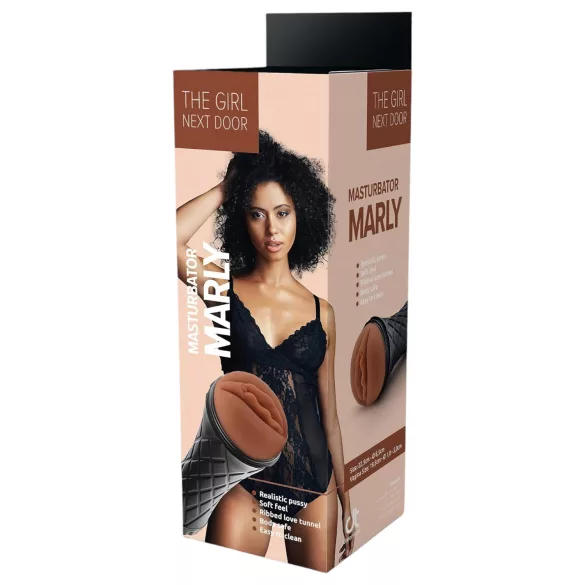 Devojka Iz Komšiluka Marly - realistična vagina u futroli (smeđa)