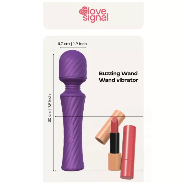 Dreamtoys Ljubavni Signal - masažer vibrator (ljubičasti)