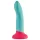 Dreamtoys Love Signal - dvobojni silikonski dildo mali (plavi)