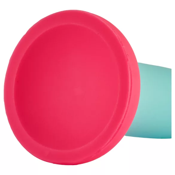 Dreamtoys Love Signal - dvobojni silikonski dildo mali (plavi)