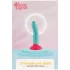 Dreamtoys Love Signal - dvobojni silikonski dildo mali (plavi)