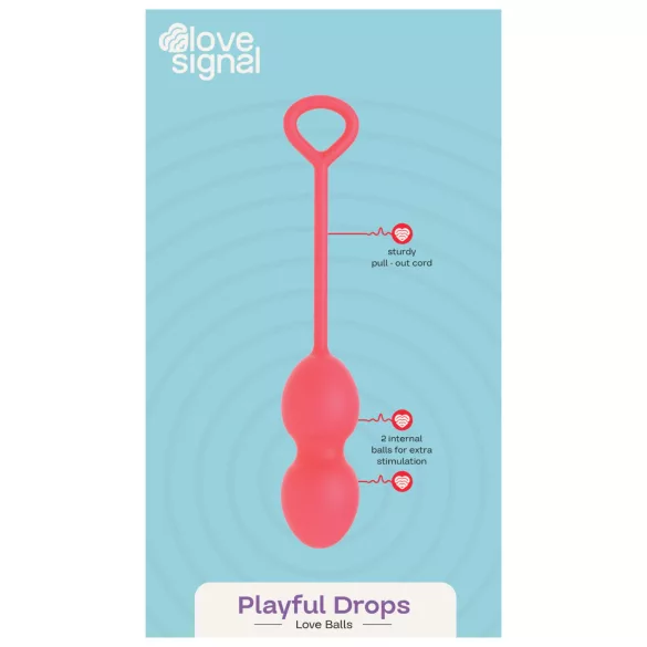 Dreamtoys Love Signal - duo gejša loptice (crvene)
