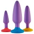 Dreamtoys Love Signal - set analnih čepova (ljubičasti)