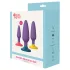 Dreamtoys Love Signal - set analnih čepova (ljubičasti)