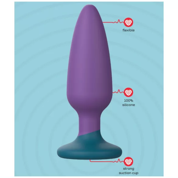 Dreamtoys Love Signal - set analnih čepova (ljubičasti)