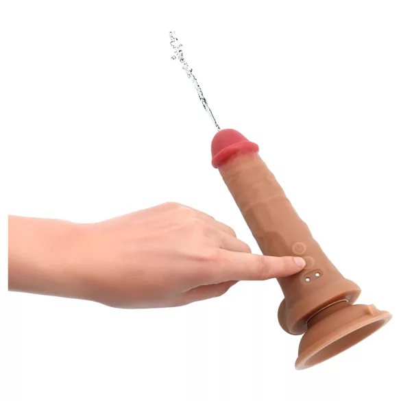Kiotos Cox Power - vibratorna izbacujuća dildo proteza sa daljinskim upravljačem (prirodna boja)