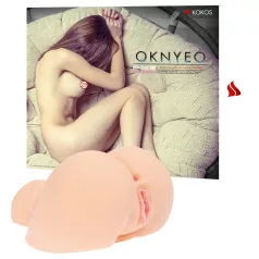   Kokos Oknyeo - realističan torzo masturbator (prirodna boja)