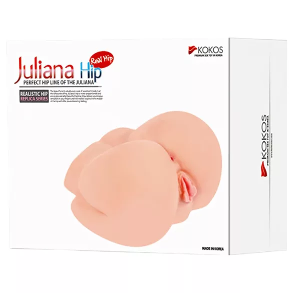 Kokos Juliana - realistični torzo masturbator (natur)