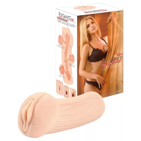Kokos Elegance 01 - prirodni realistični masturbator za muškarce