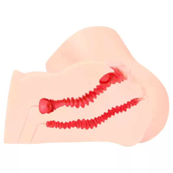 Kokos Adel Onahole - realistični torzo masturbator (prirodna/natural boja)